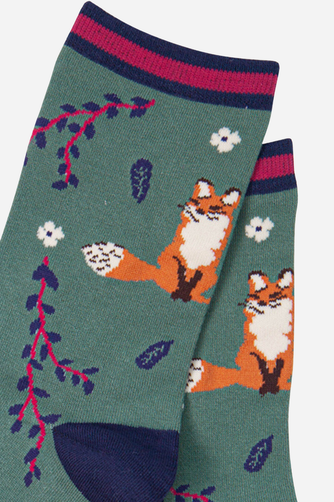close up of the fox pattern