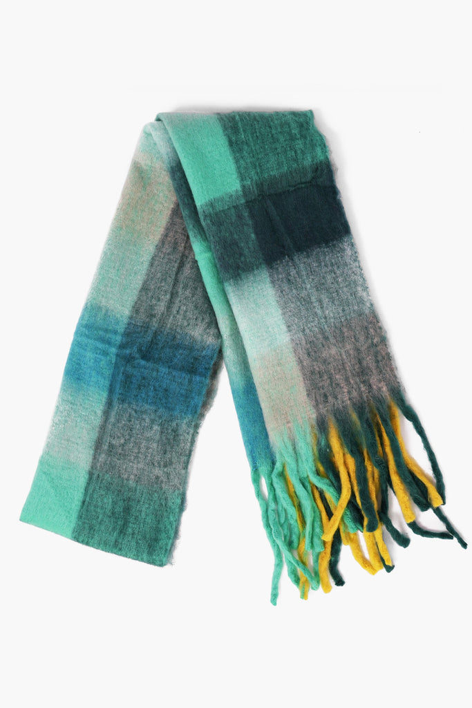 allie-green-blue-colourblock-square-heavyweight-scarf-folded