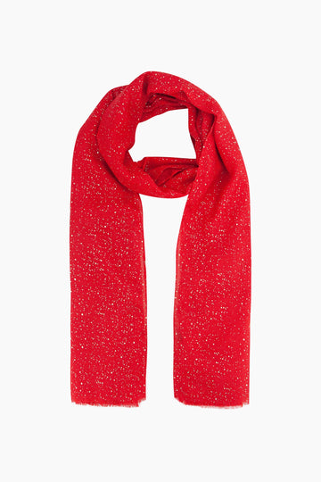 marisol-lightweight-scarf-red-glitter-laying-flat