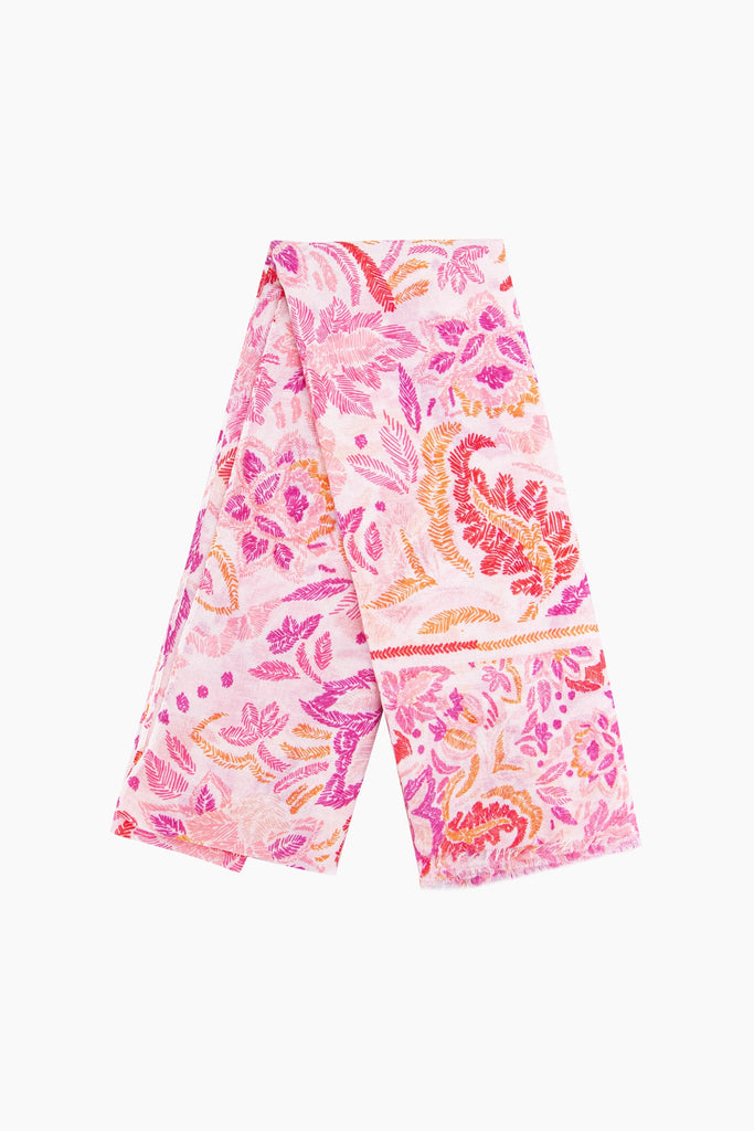 murphy-lightweight-scarf-pink-paisley-floral-laying-folded