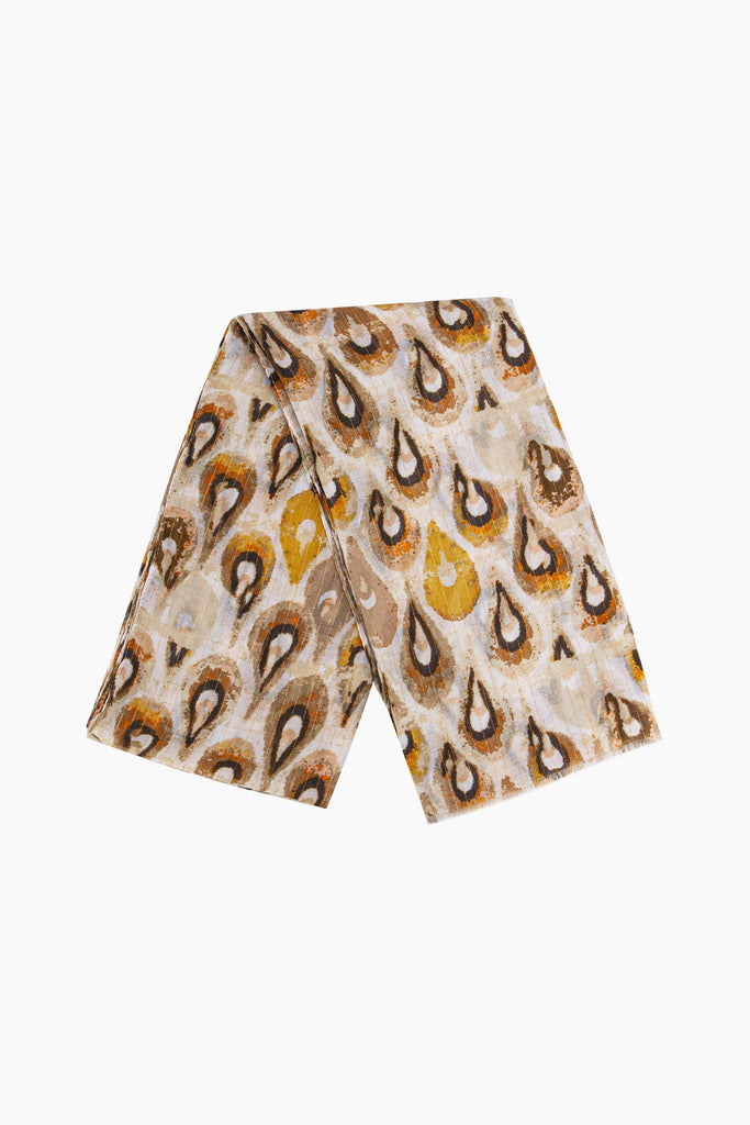 adler-lightweight-scarf-orange-gold-teardrop-folded