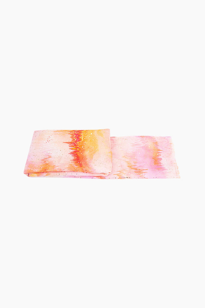 aurora-lightweight-scarf-pink-ombre-metallic-folded-summer-weight