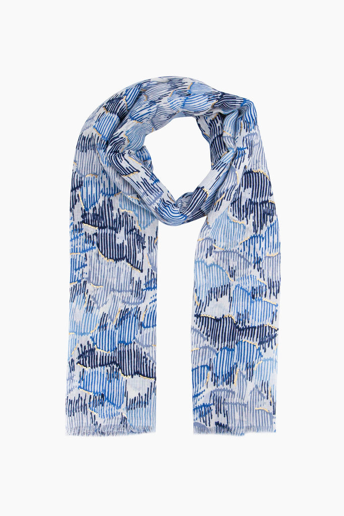 etta-lightweight-scarf-blue-abstract-print-laying-flat