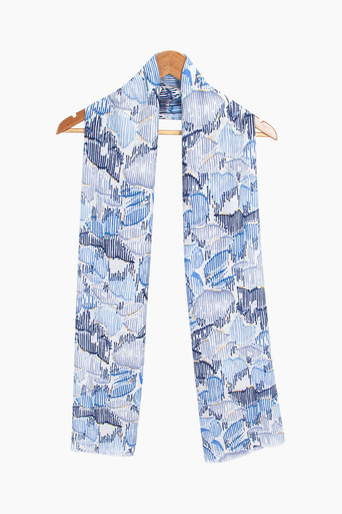 etta-lightweight-scarf-blue-abstract-print-on-coat-hanger