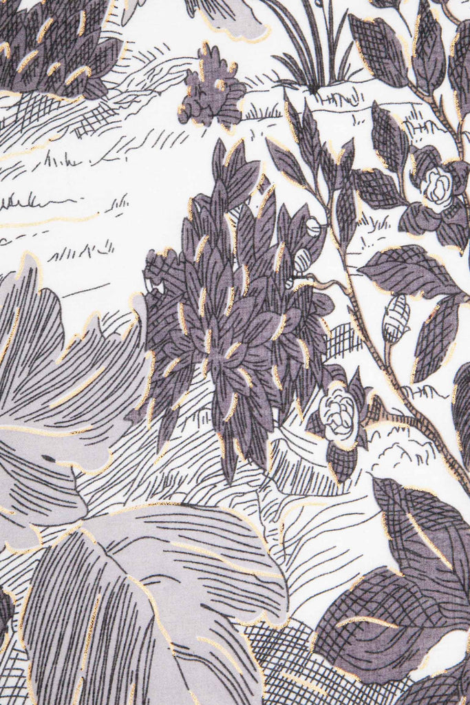 emery-lightweight-scarf-black-floral-print-close-up-botanical-leaves-garden-pattern