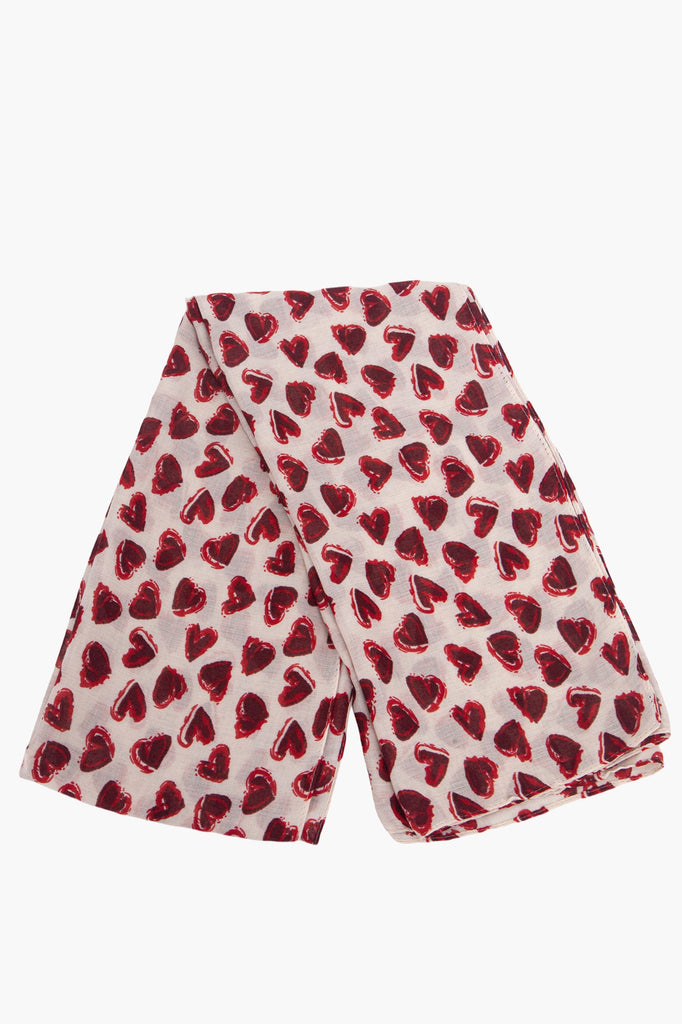 kara-white-red-hearts-lightweight-scarf-folded