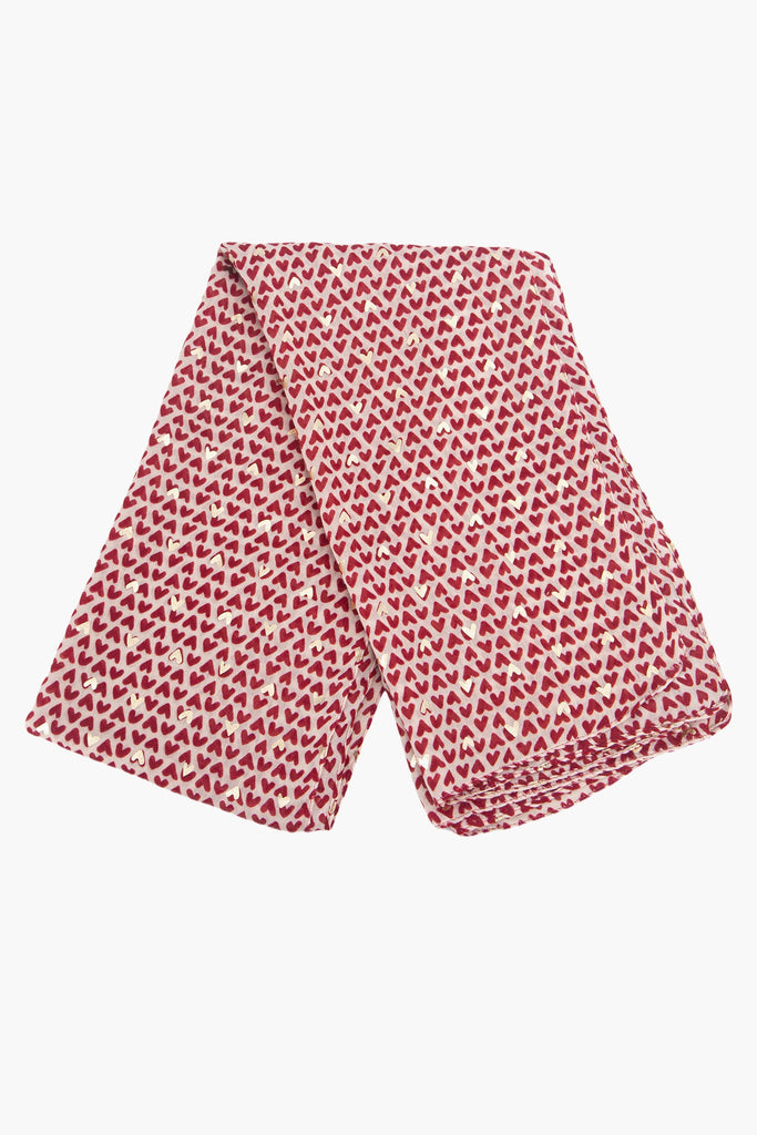 rainie-red-metallic-hearts-lightweight-scarf-folded