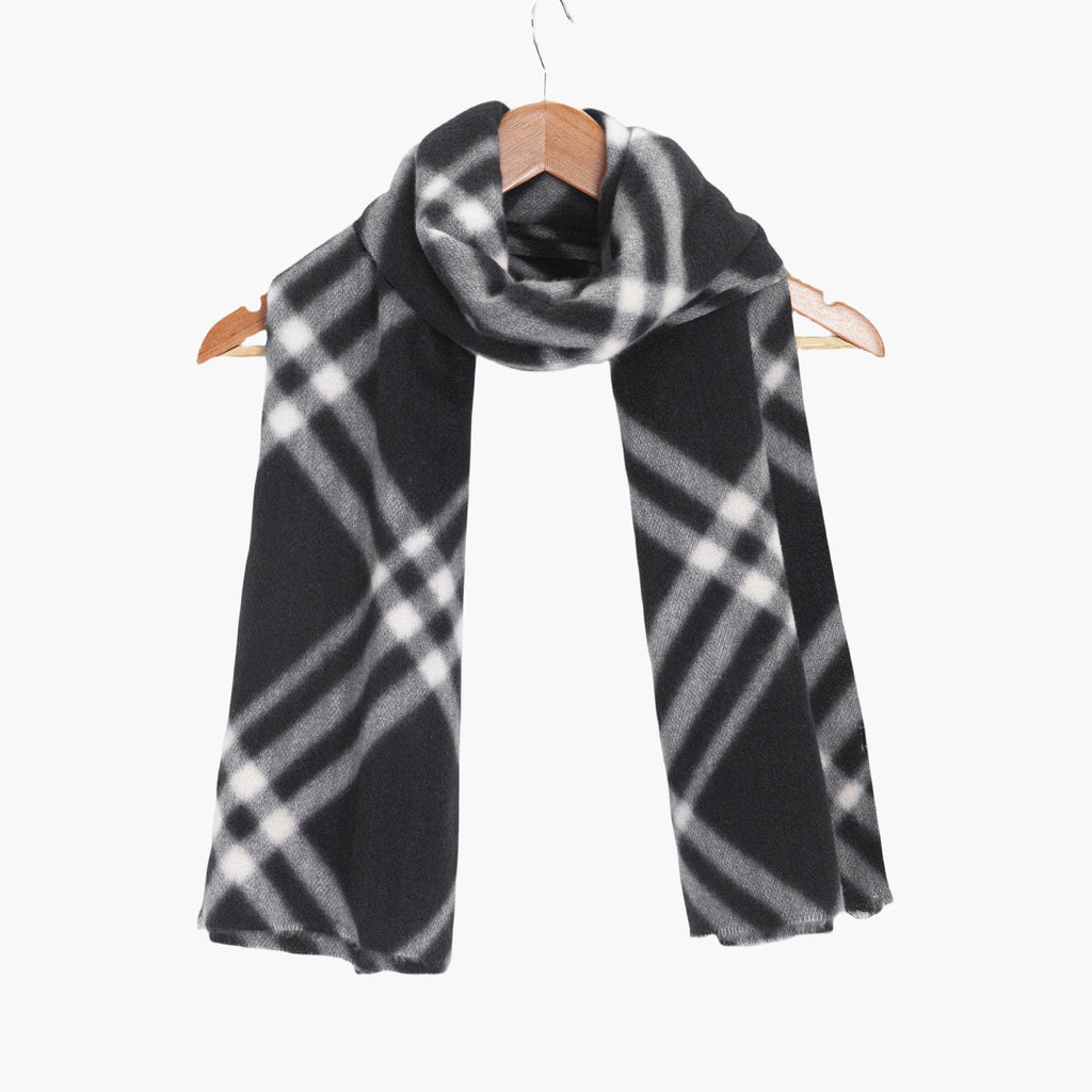 ginny-black-traditional-check-lightweight-scarf-on-coat-hanger
