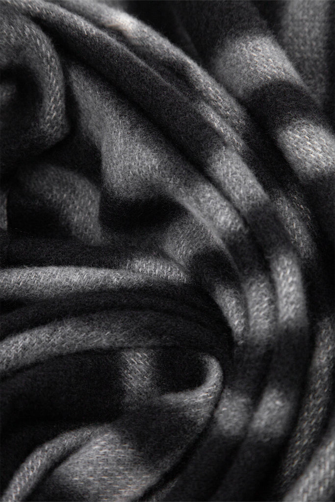 ginny-black-traditional-check-lightweight-scarf-close-up-material