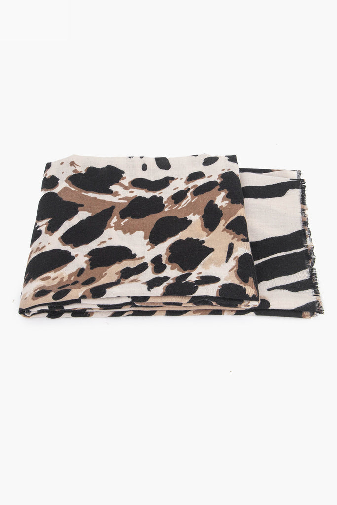 mabel-cream-animal-print-lightweight-scarf-folded