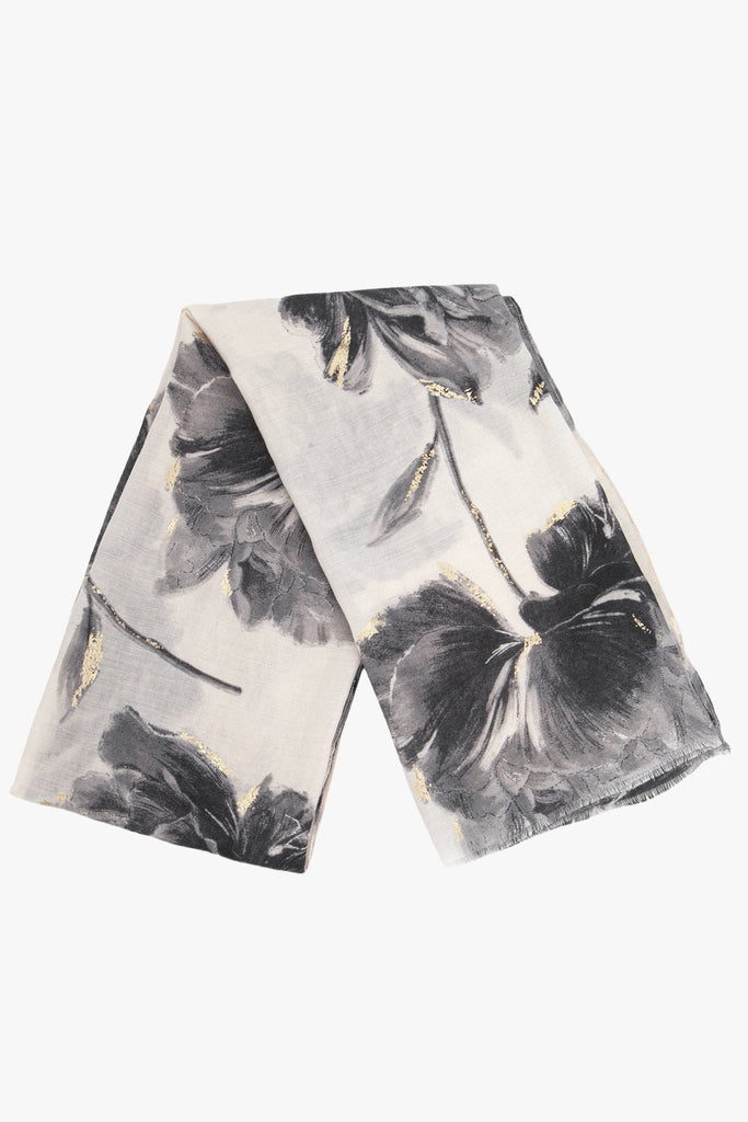 eleanor-grey-abstract-floral-lightweight-scarf-flowers-foil-folded