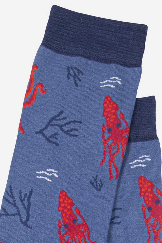 close up of the octopus and squid pattern