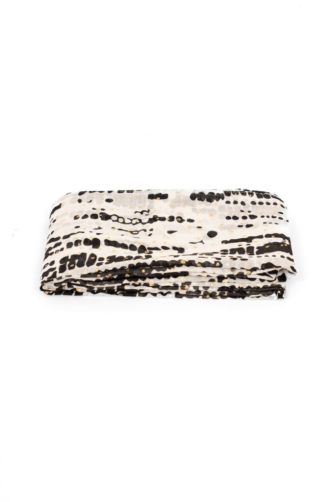 soraya-lightweight-cotton-scarf-black-white-tie-dye-folded-thin-summer-scarves