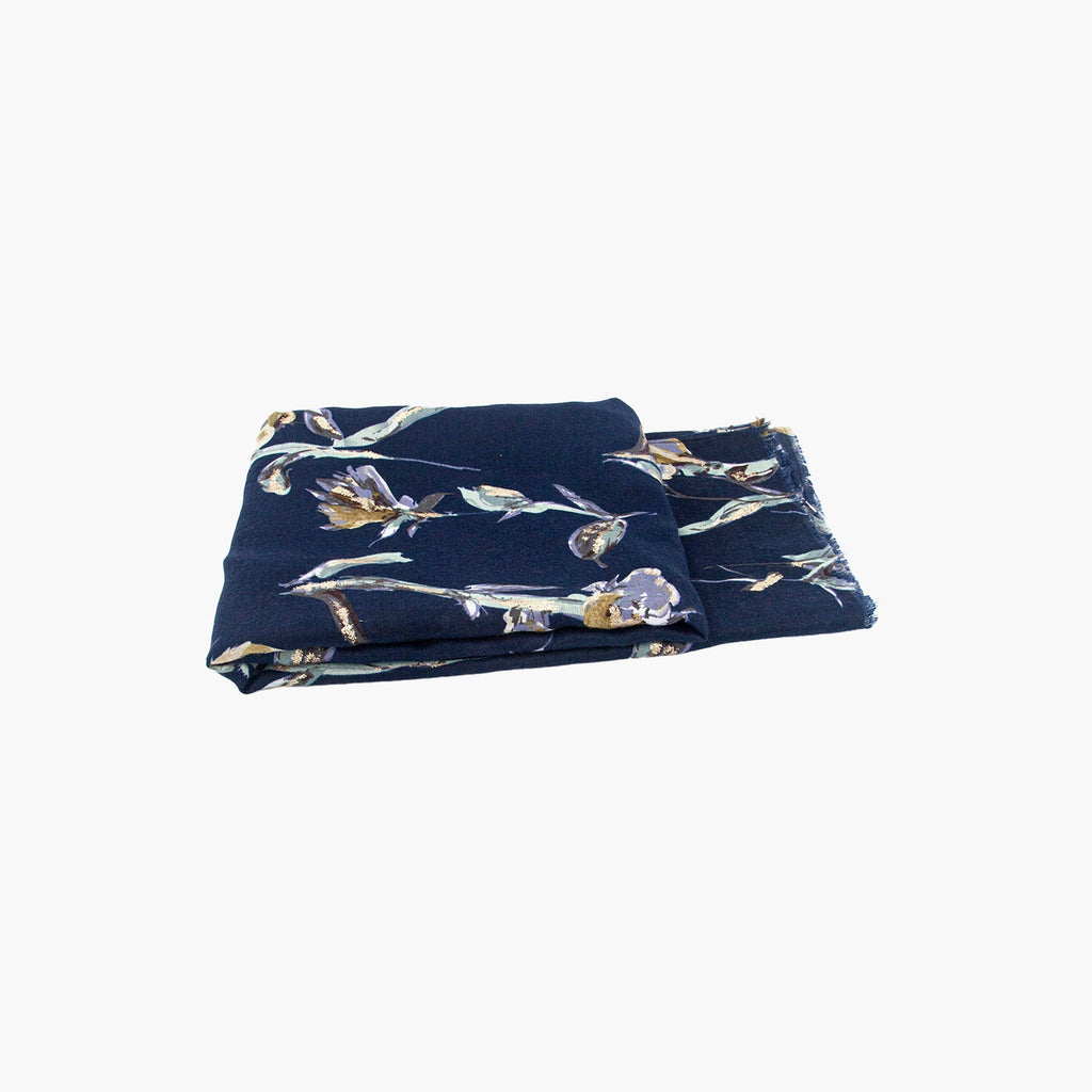 vaeda-navy-blue-floral-lightweight-scarf-folded-thin