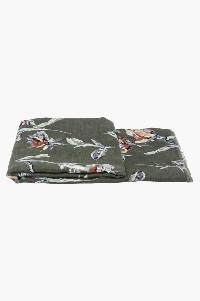 vaeda-khaki-floral-lightweight-scarf-folded-thin