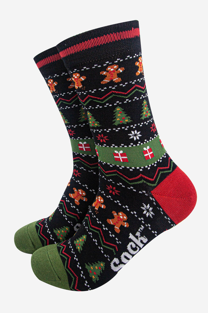 mens-socks-gift-box-black-christmas-food-xmas-gingerbread-fair-isle
