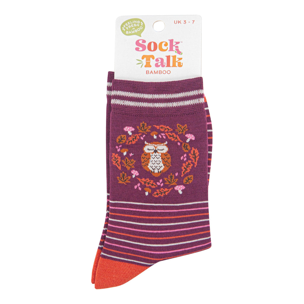 womens-bamboo-socks-berry-owl-in-sock-talk-packaging