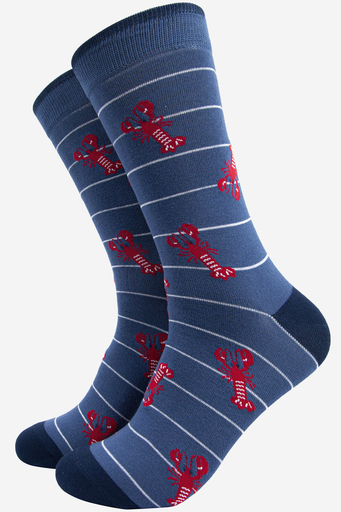 mens-socks-gift-box-blue-lobsters-stripes