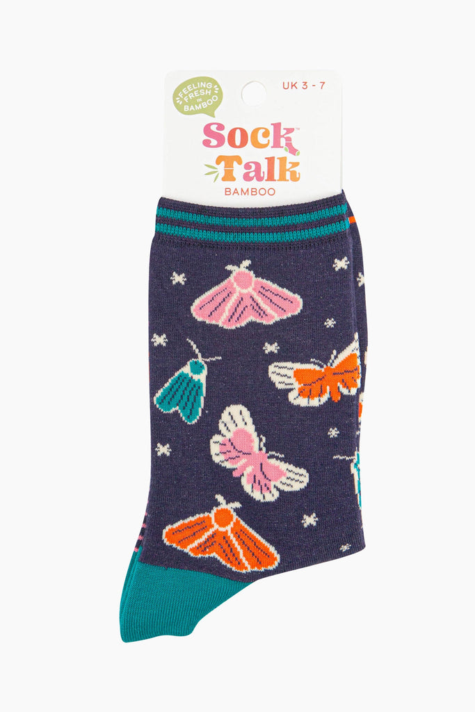womens-bamboo-socks-navy-moths-and-stars-in-sock-talk-packaging-uk-size-3-7