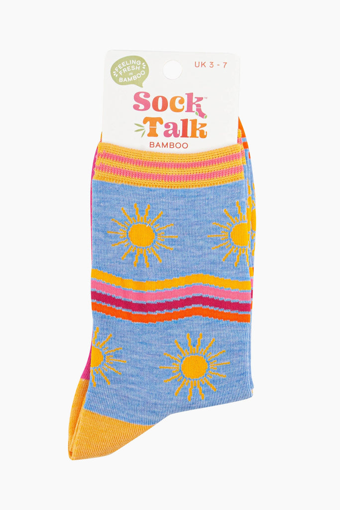 womens-bamboo-socks-blue-sunshine-wavy-stripes-in-sock-talk-packaging-uk-size-3-7
