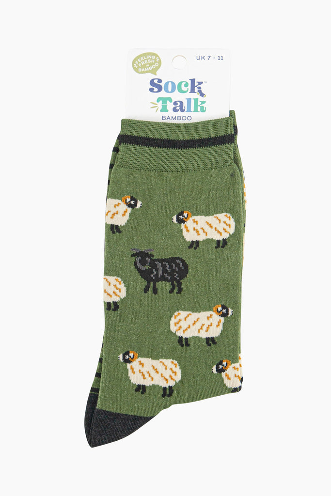 mens-bamboo-socks-green-black-sheep-in-sock-talk-packaging-uk-size-7-11