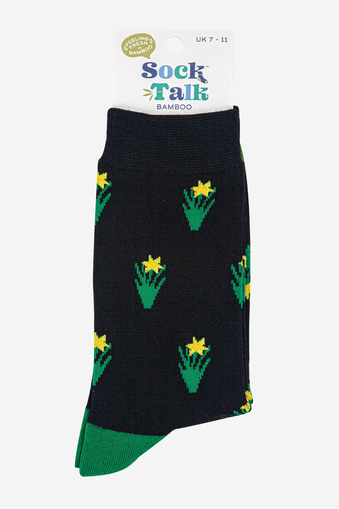 mens-bamboo-socks-black-daffodil-in-sock-talk-packaging