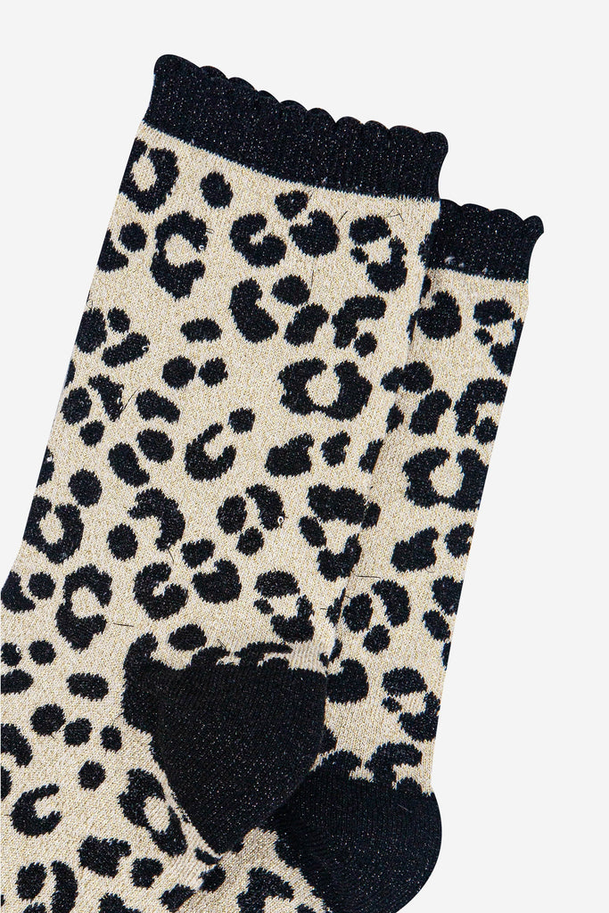 womens-cream-leopard-print-glitter-socks-close-up-sparkles