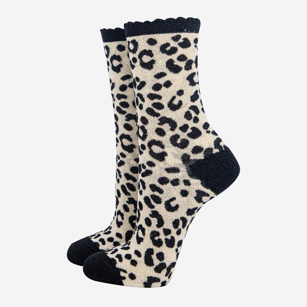 womens-cream-leopard-print-glitter-socks-animal-print
