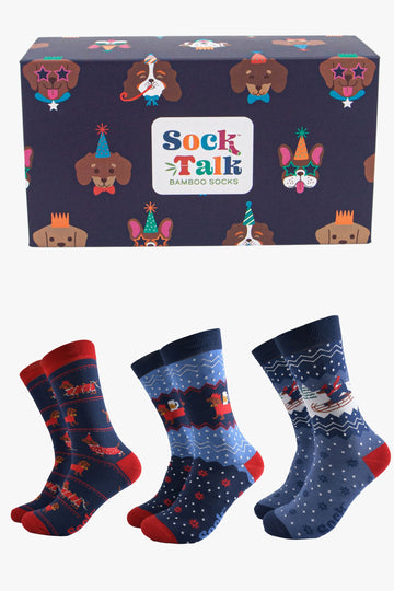 mens-socks-gift-box-navy-winter-sausage-dogs