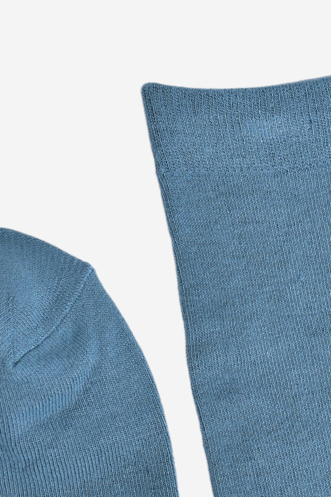 close up of the toe and cuff of the socks, they are the same colour as the body of the socks