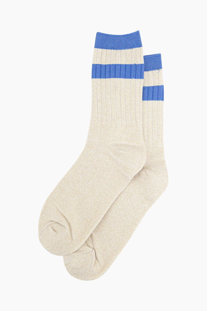 womens-glitter-socks-cream-denim-blue-striped-cuff-ribbed-cotton-ankle