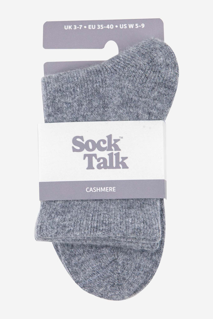 womens-cashmere-socks-ankle-socks-dark-grey-cashmere-in-sock-talk-packaging