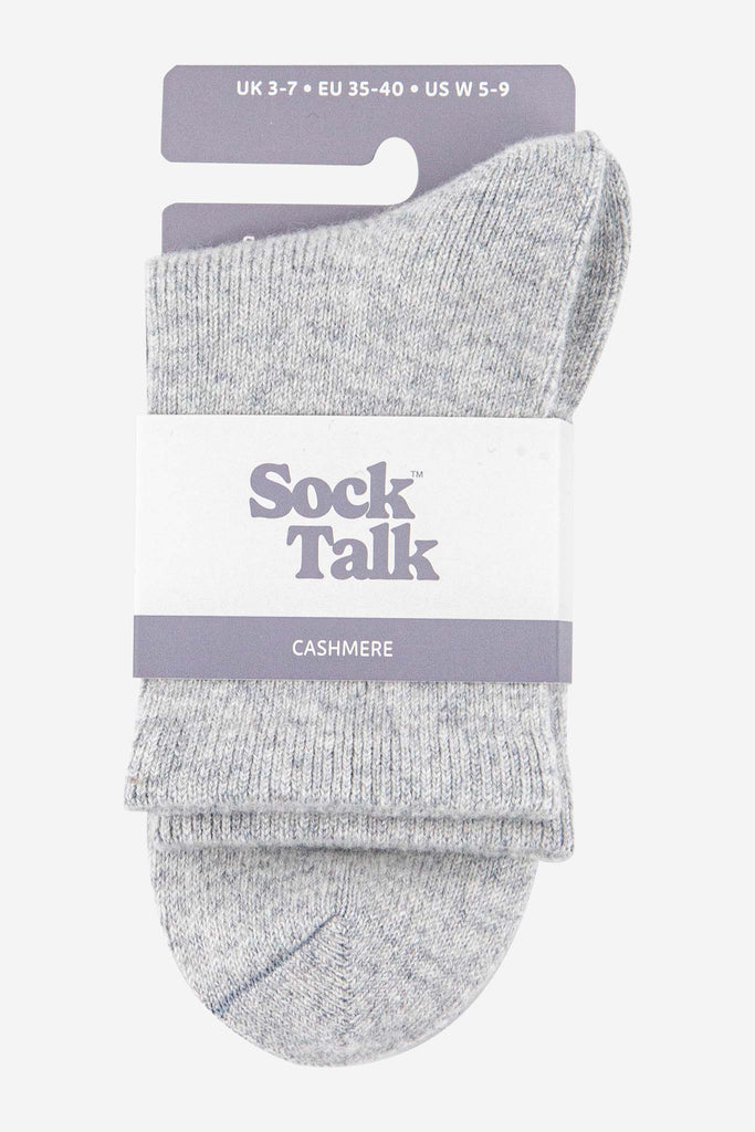 womens-cashmere-socks-ankle-socks-light-grey-cashmere-in-sock-talk-packaging