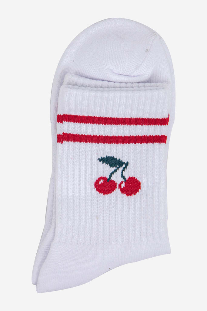 womens-sporty-socks-white-cherries-folded-striped-cuff