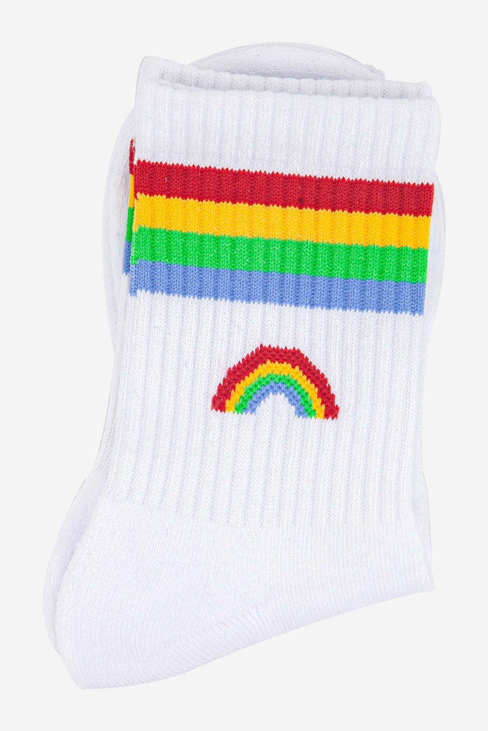 womens-sporty-socks-white-rainbow-close-up-ribbed-cotton