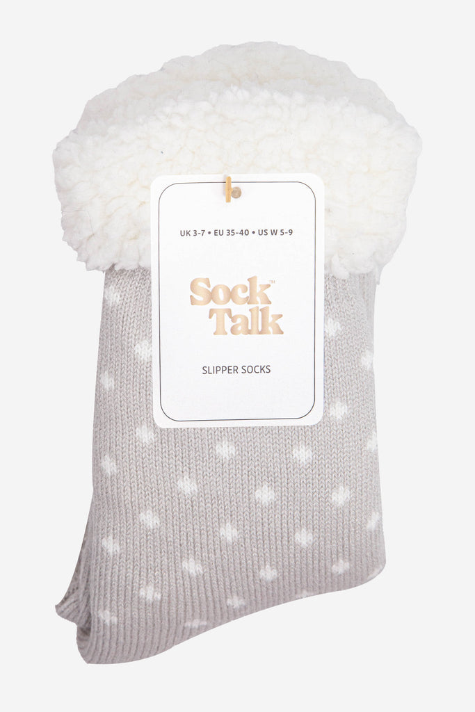womens-long-slipper-socks-light-grey-spot-in-sock-talk-packaging