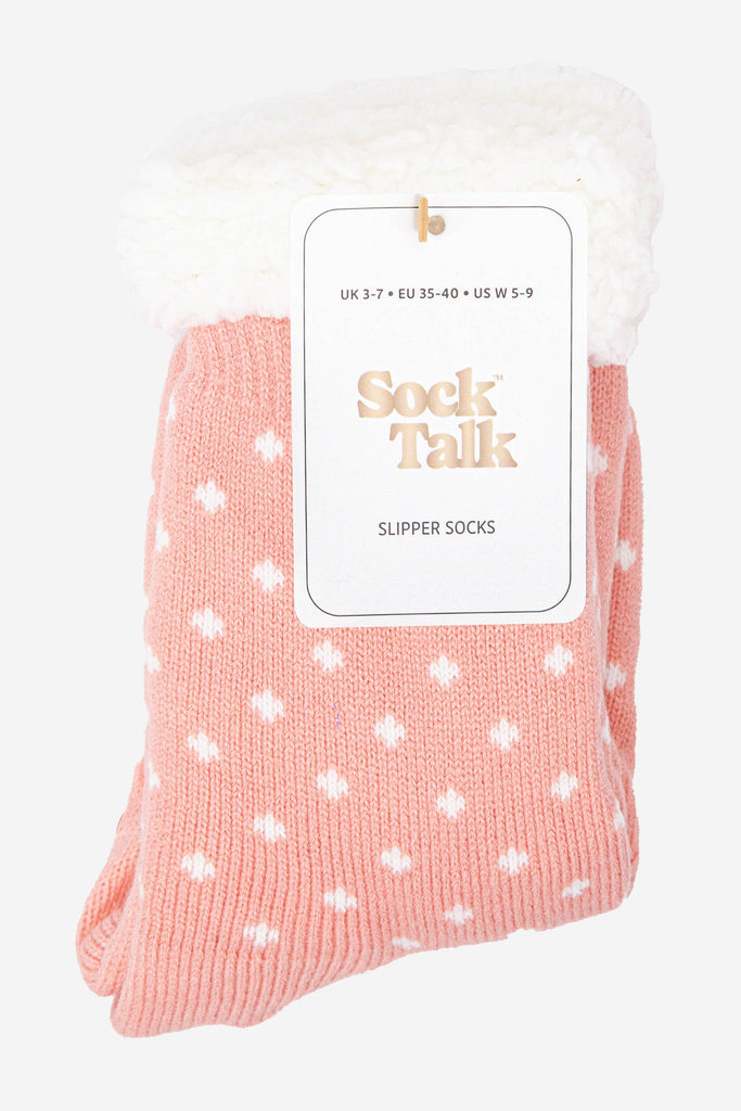 womens-long-slipper-socks-pink-spot-in-sock-talk-packaging