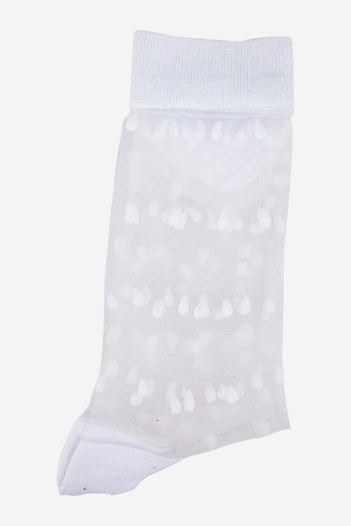 womens-sheer-ankle-socks-white-spots-transparent