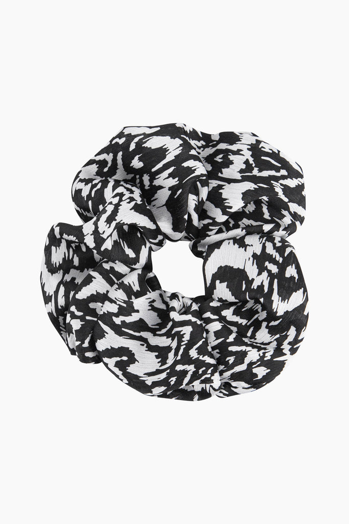 dakota-large-hair-scrunchie-black-white-aztec-print-elasticated