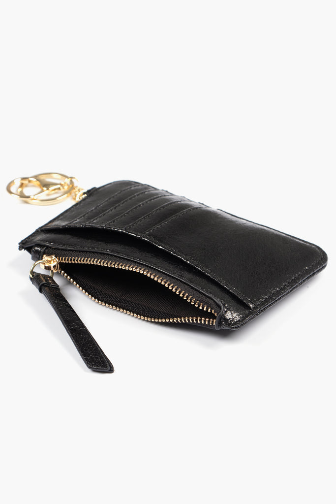black-metallic-faux-leather-crossbody-bag-card-holder-2-piece-set-zip-closure