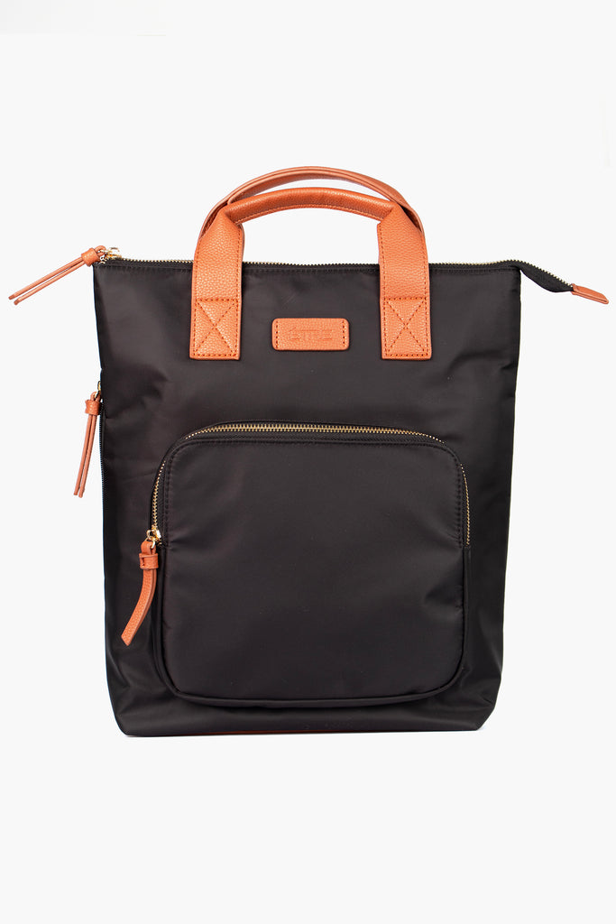 black-backpack-wristlet-purse-2-piece-set-rucksack