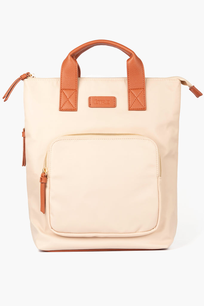 cream-backpack-wristlet-purse-2-piece-set-travel-rucksack