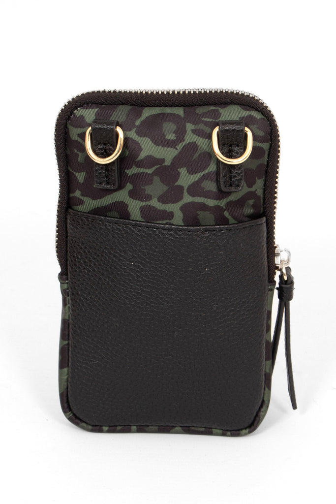 ivy-phone-bag-khaki-leopard-print-nylon-pu-rear-strap-attacment-hoops