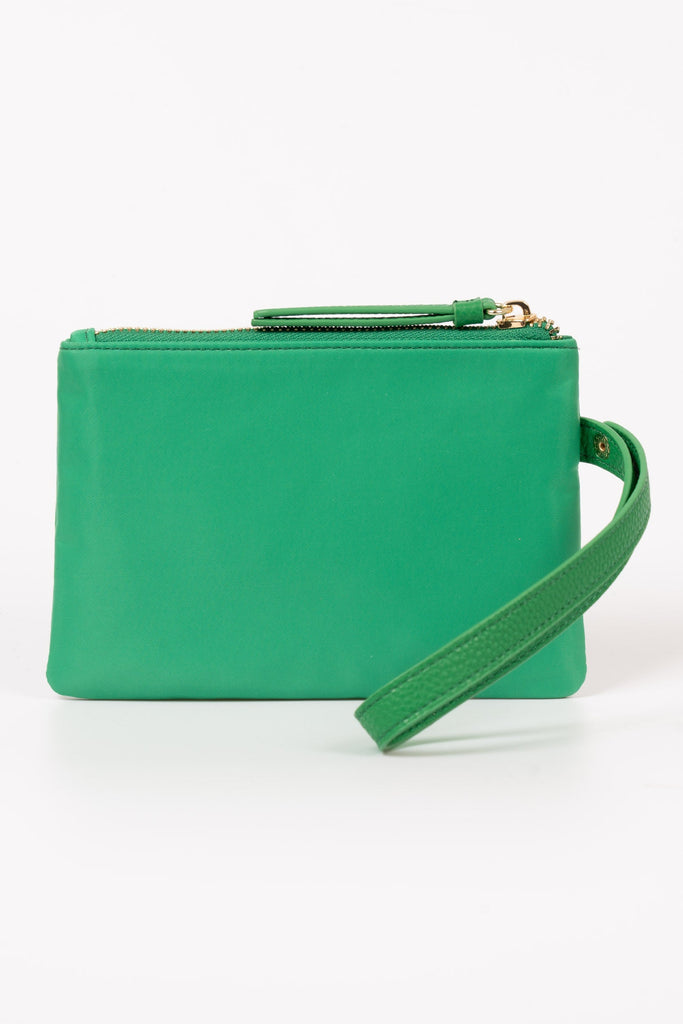 iris-wristlet-purse-green-nylon-pu-rear