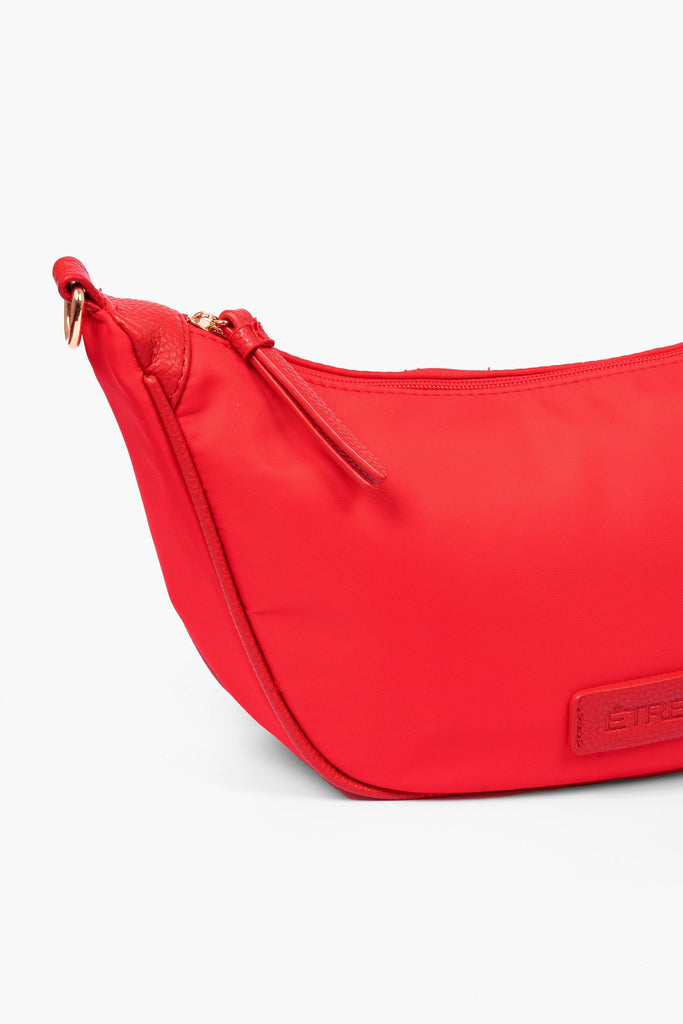 quinn-half-moon-crossbody-bag-red-nylon-close-up-zip-closing