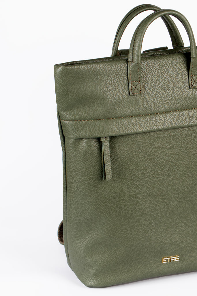 khaki-backpack-passport-holder-travel-set-2-piece-faux-leather