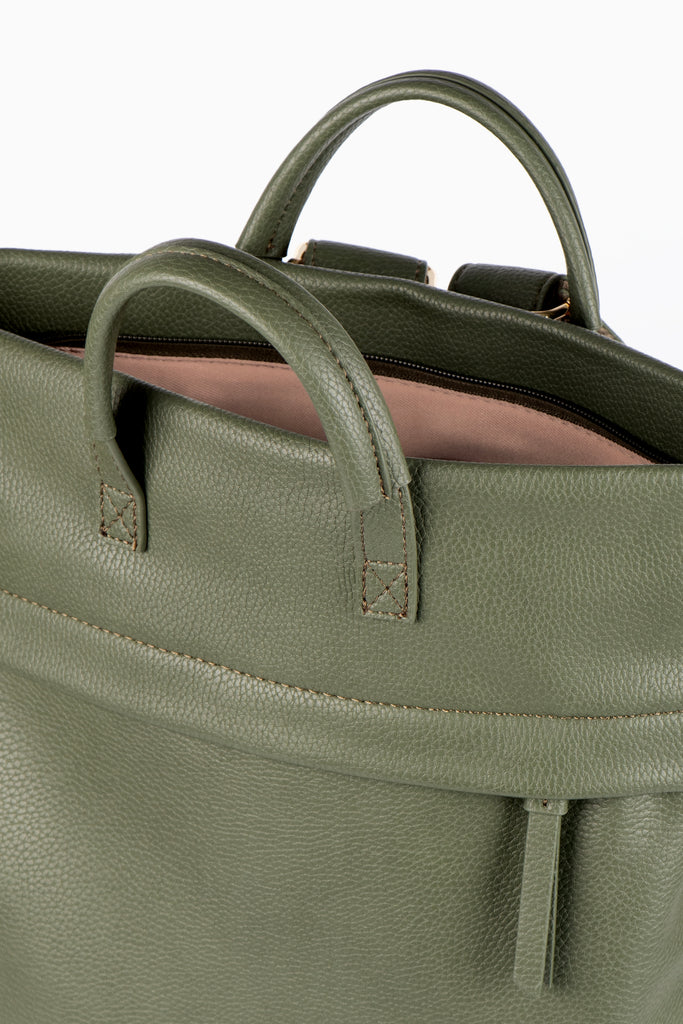 khaki-backpack-passport-holder-travel-set-2-piece-open-bag