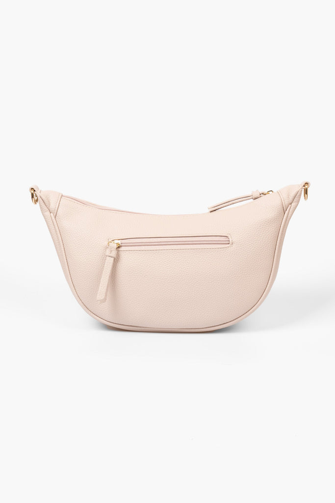 stevie-half-moon-crossbody-bag-nude-pebbled-faux-leather-rear-zip-pocket