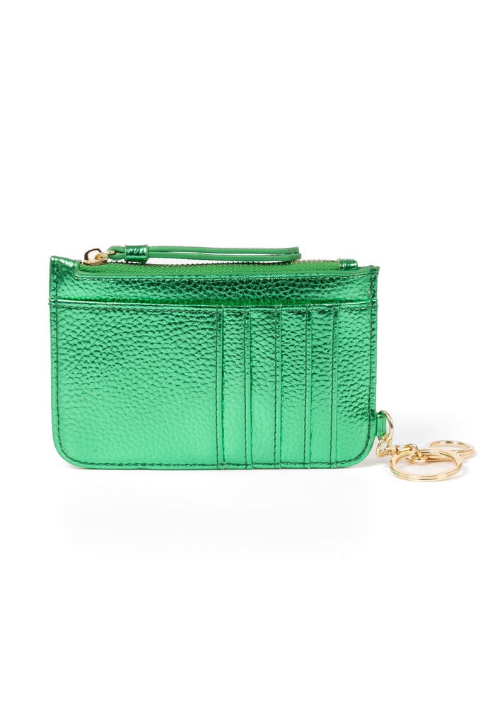 mia-card-holder-green-metallic-faux-leather-back