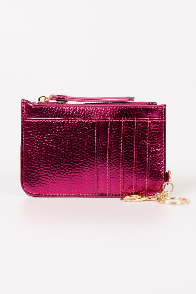 mia-card-holder-hot-pink-pebbled-faux-leather-rear-view-five-slots